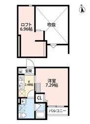 アコード丹波橋の物件間取画像